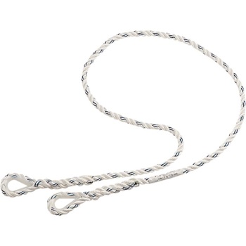 Kötél sodort hosszú 12mm átmérőjű 2 hurokkal white