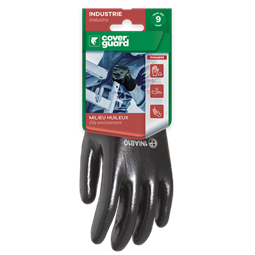 Szerelőkesztyű Eurolite 1NIAB, nitril mártás 3/4