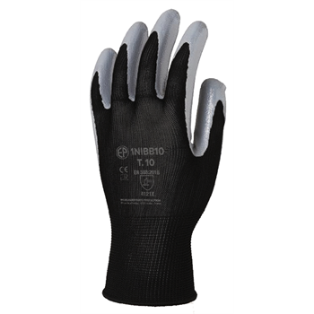 Szerelőkesztyű P1NIBB, nitril mátrás tenyéren