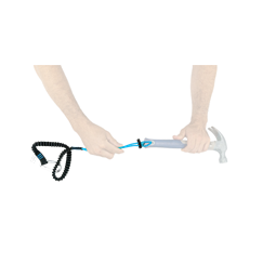 Szerszámtartó kötél, IRUDEK PRS1, rugalmas hosszúság 90-125cm, kék/fekete