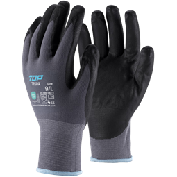 Védőkesztyű TOP TEGRA habosított nitril bevonat, nylon/spandex alapanyag