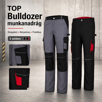 Munkanadrág Top Bulldozer 65% poliészter, 35% pamut