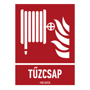 TŰZCSAP, vinil öntapadó, 150x200