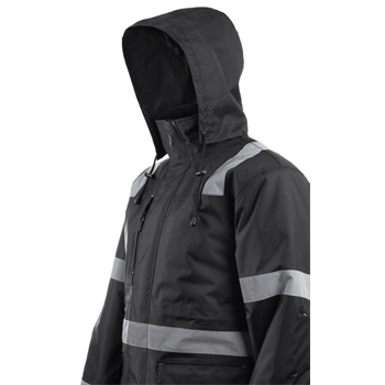 Télikabát SECURITE fényvisszaverő csíkokkal