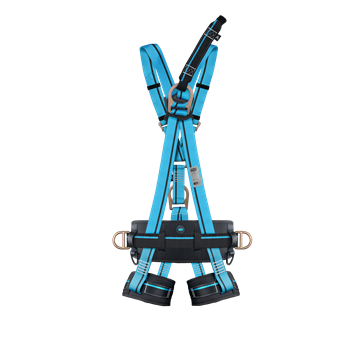 Testheveder Irudek Light 11 párnázott lábhurok, kék/fekete, universal