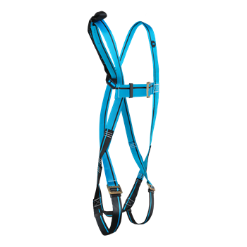 Testheveder Irudek Light 1 hátsó rögzítési ponttal, kék/fekete, universal