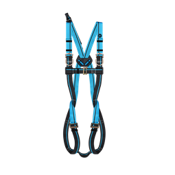 Testheveder Irudek Light 5 vállon és combon állítható, kék/fekete, universal