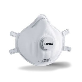 Maszk Uvex classic FFP3D NR formázott szelepes részecskeszűrő fehér