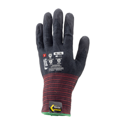 Védőkesztyű Eurocut N606 m.hab nitril tenyér vágásb.