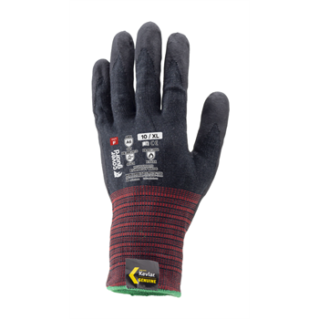 Védőkesztyű Eurocut N606 m.hab nitril tenyér vágásb.