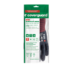 Védőkesztyű Eurocut N606 m.hab nitril tenyér vágásb.