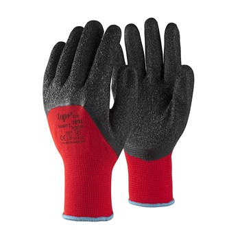 Védőkesztyű TOP HANDY 2 latex mártás