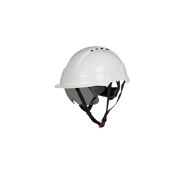 Védősisak PHOENIX WIND ABS szellőző, sötét szemüveggel, fehér