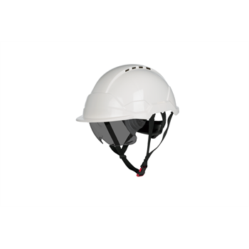 Védősisak PHOENIX WIND ABS szellőző, sötét szemüveggel, fehér