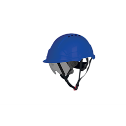 Védősisak PHOENIX WIND ABS szellőző, sötét szemüveggel, kék