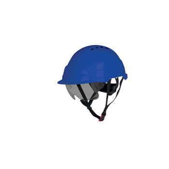 Védősisak PHOENIX WIND ABS szellőző, sötét szemüveggel, kék