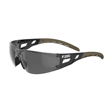 Védőszemüveg LIMELUX VR mechanikai, újrahasznosított, füstszínű